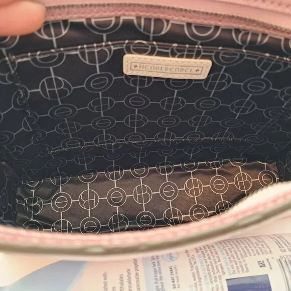 Henri Bendel West 57th Large Cosmetic Clutch Bag Pink NWT - Picture 10 of 11